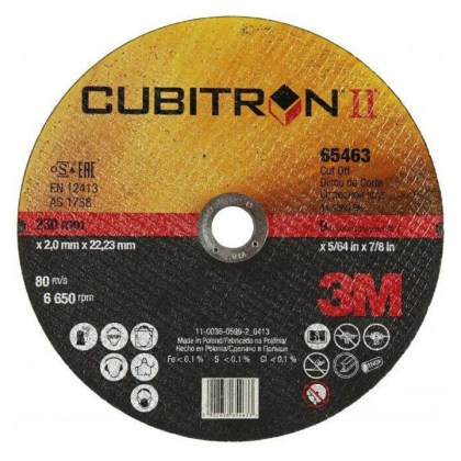 Disco-da-taglio-CUBITRON-230mm-x-2,0mm-x-22,23mm